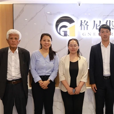 Els clients japonesos van visitar la fàbrica d'aliatges a base de níquel de GNEE